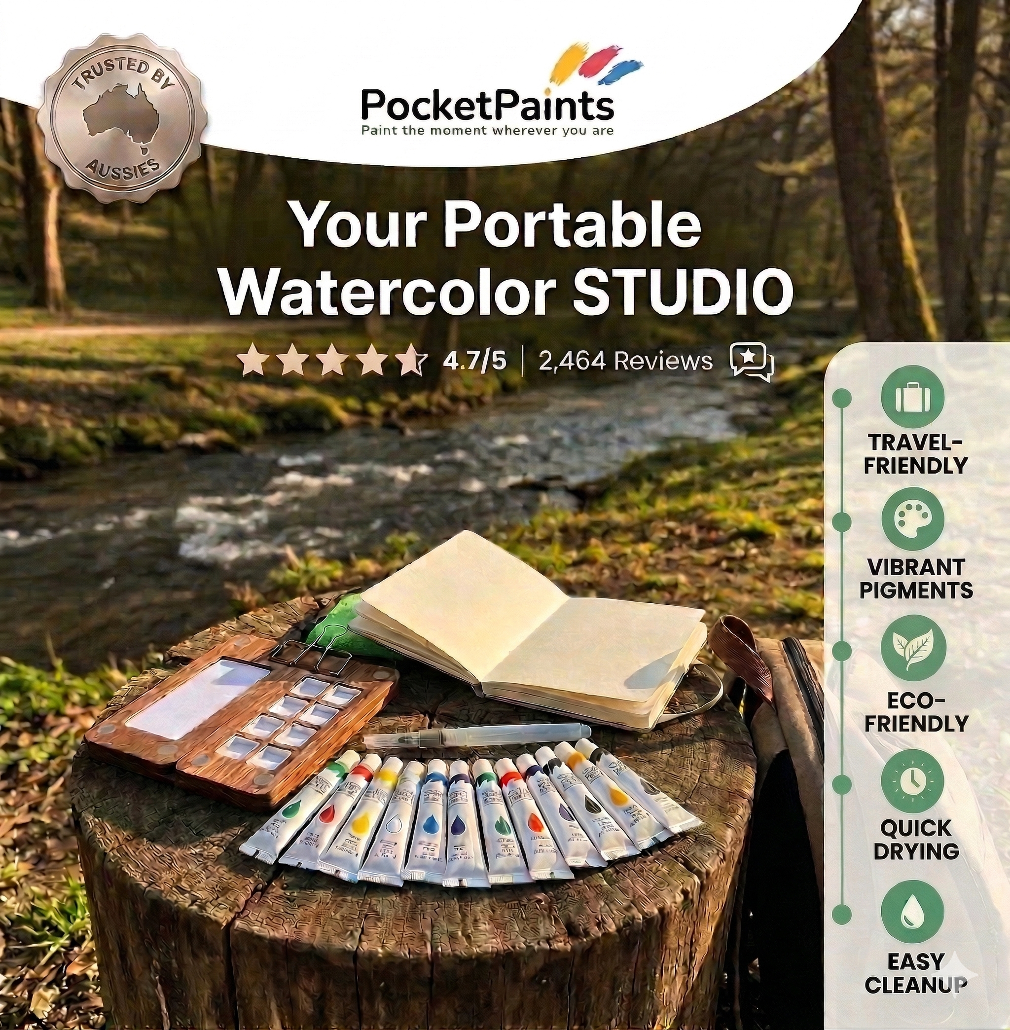 PocketPaints Watercolour Kits