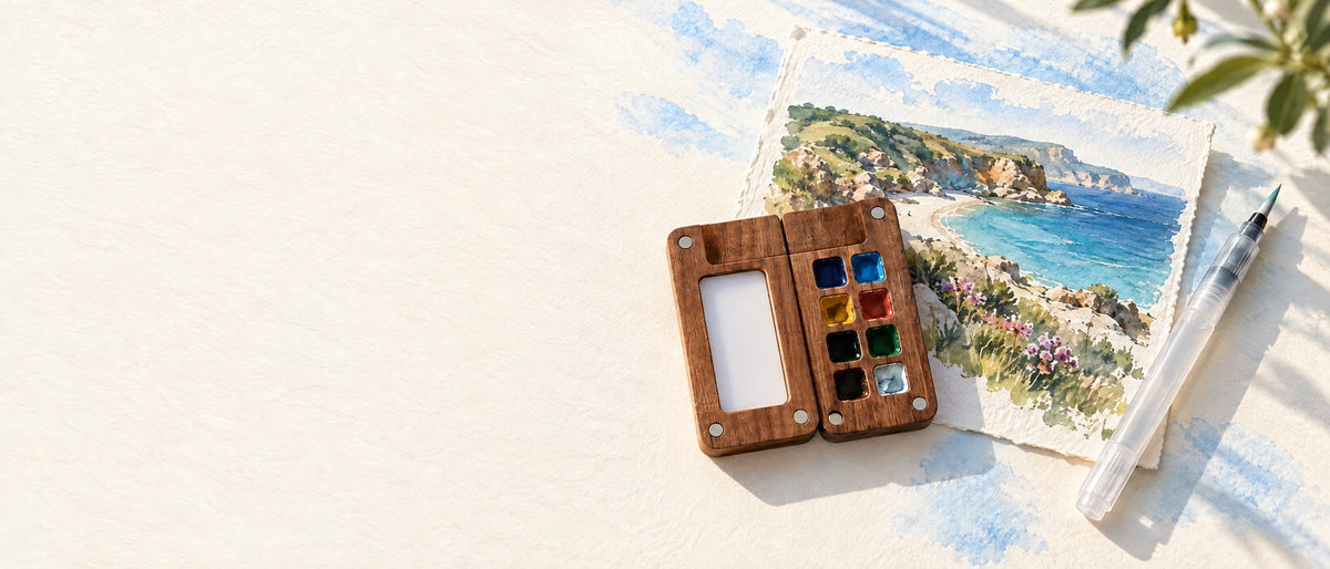Watercolour painting kit